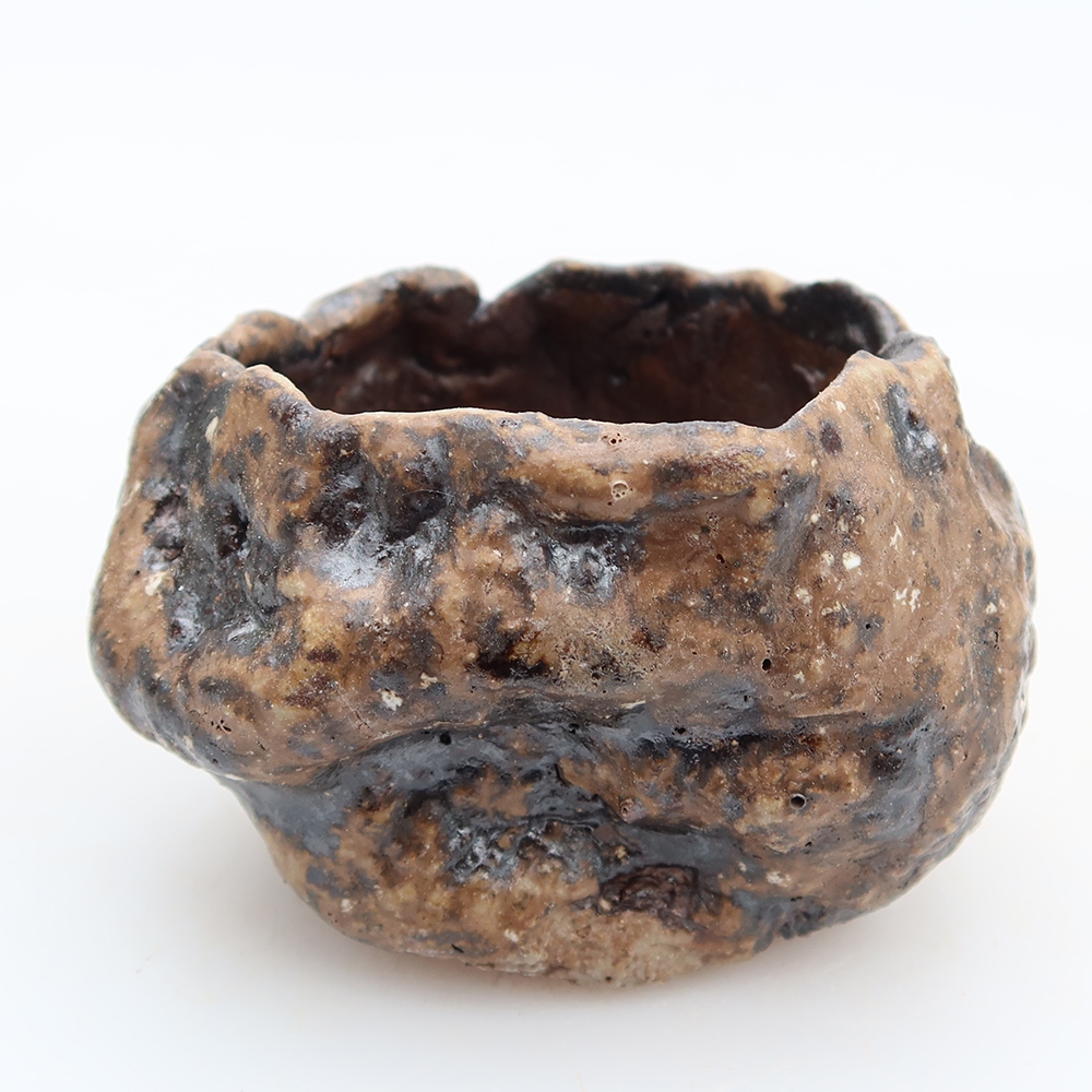 Guscio in ceramica  5,5 x 5,5 x 5 cm , colore marrone