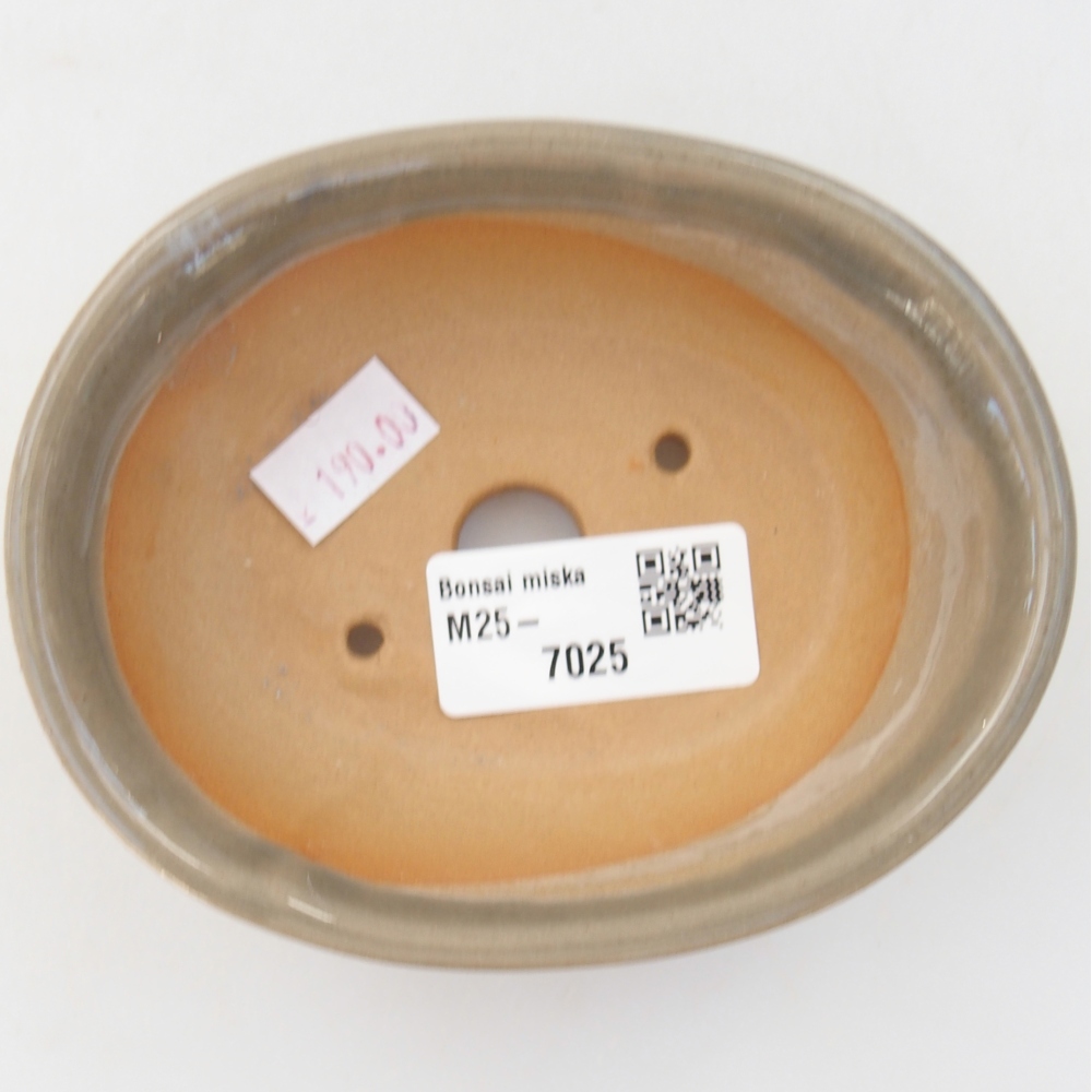 Ciotola bonsai in ceramica 26 x 26 x 8 cm, colore rosso