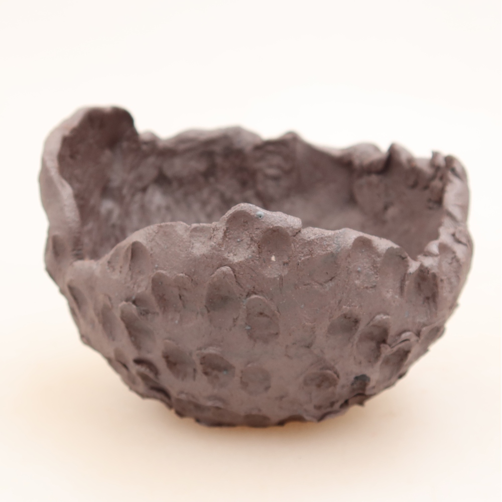 Guscio in ceramica  10 x 10 x 7 cm, colore metallizzato
