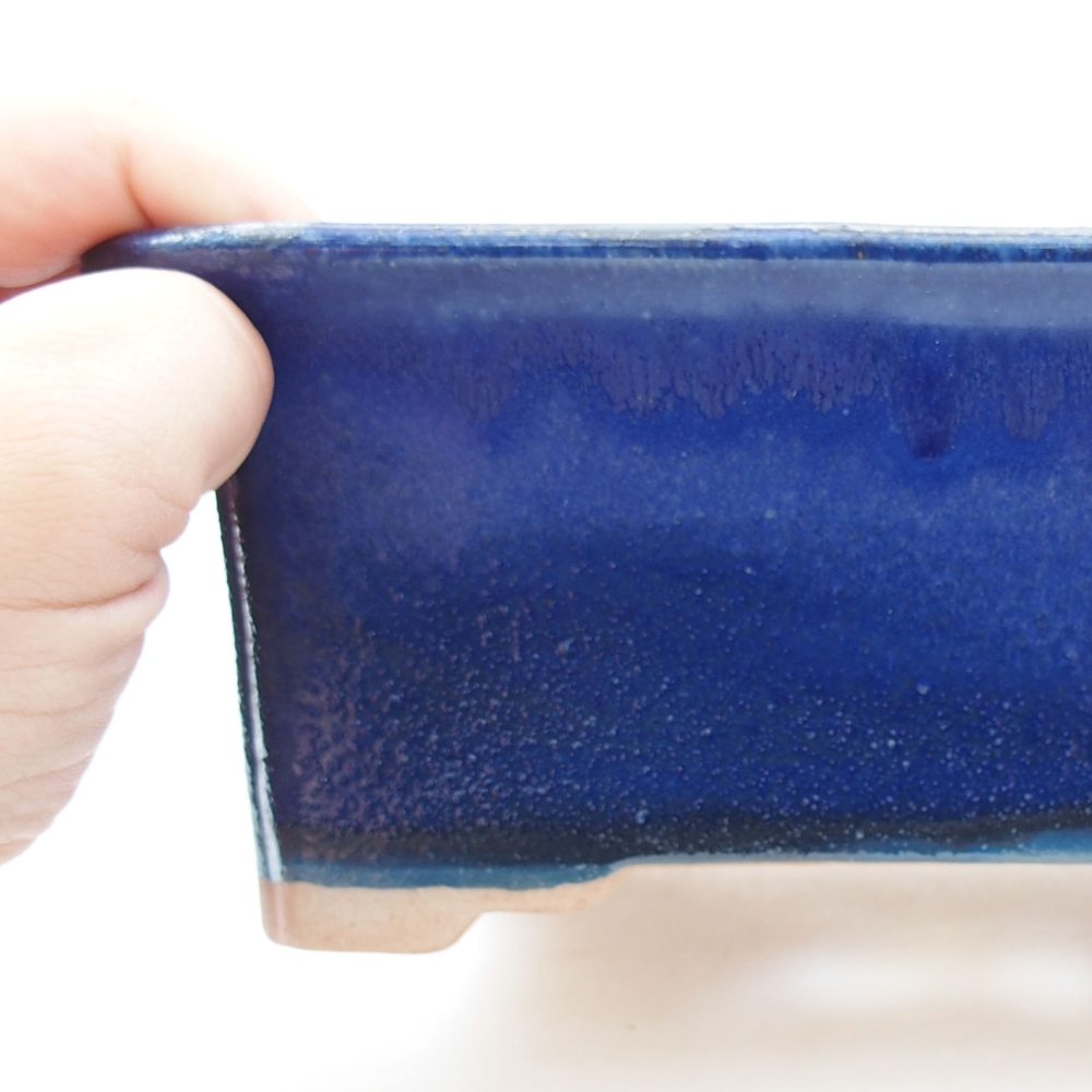 Ciotola bonsai in ceramica 22 x 17 x 5 cm, verde