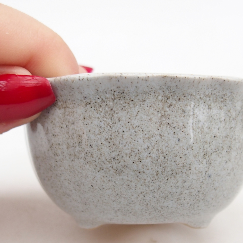 Ciotola bonsai in ceramica 26 x 26 x 8 cm, colore rosso