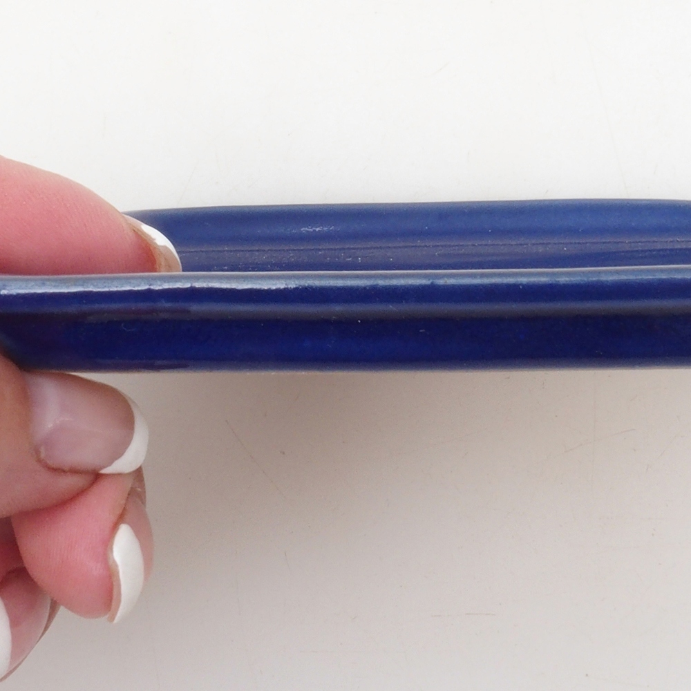 Ciotola in ceramica H17 -15,5 x 11 x 1 cm - blu