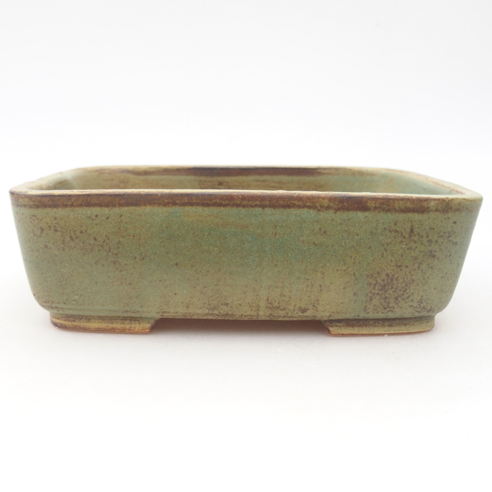 Ciotola bonsai in ceramica 15 x 12 x 4,5 cm, verde