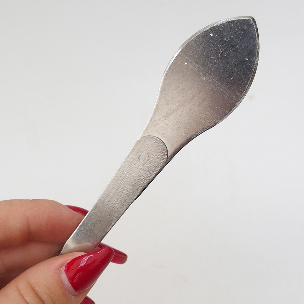 Spatola e pinzetta 22 cm - acciaio inox