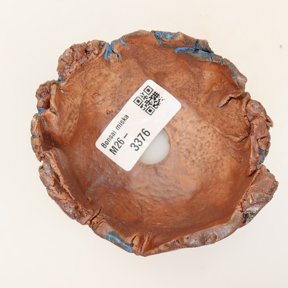 Conchiglia in ceramica 9 x 9 x 5,5 cm , colore blu