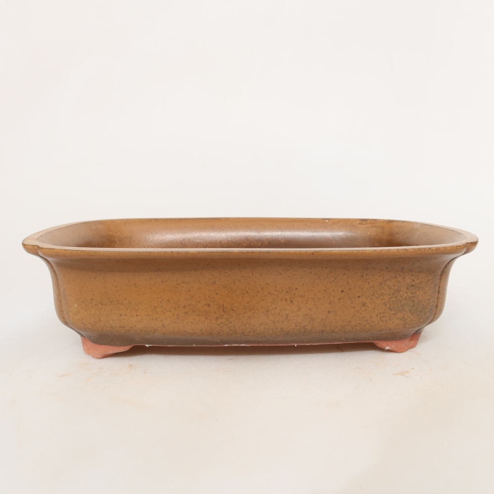 Ciotola in ceramica  24 x 17 x 6 cm, colore marrone
