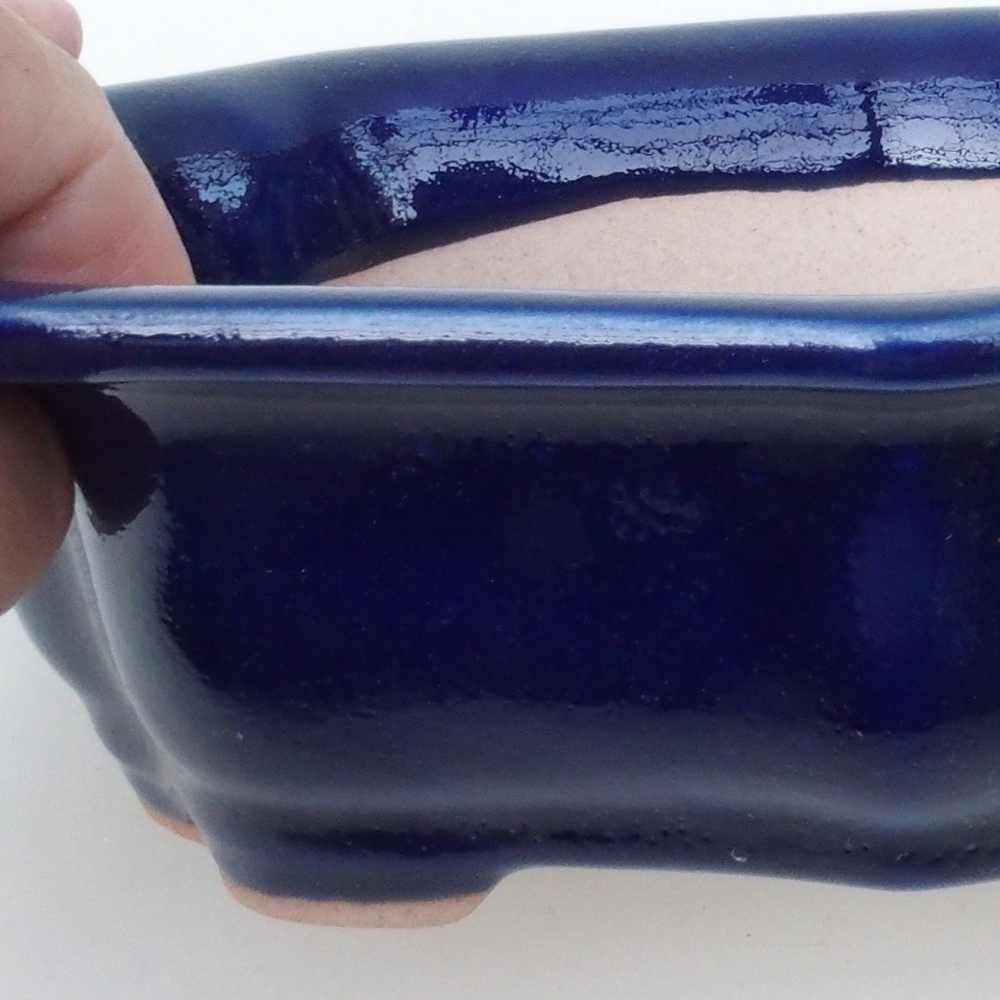 Ciotola per bonsai H51 - 18 x 14 x 5 cm - blu