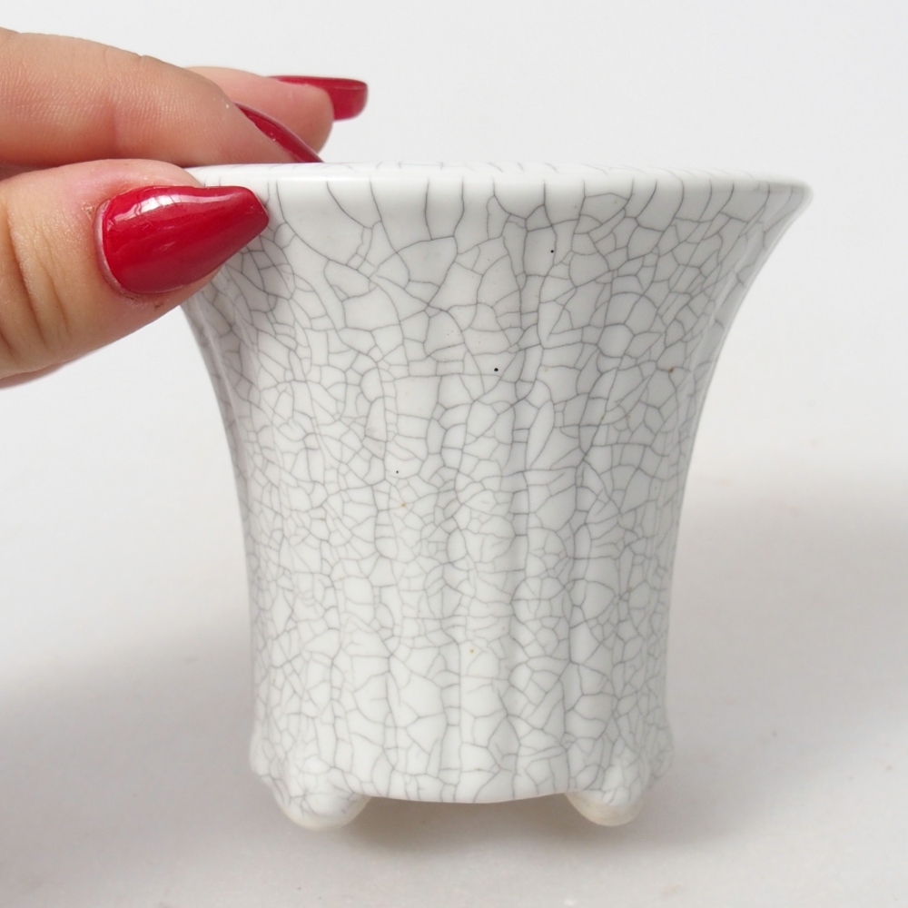 Ciotola bonsai in ceramica 9 x 9 x 8 cm, colore raku