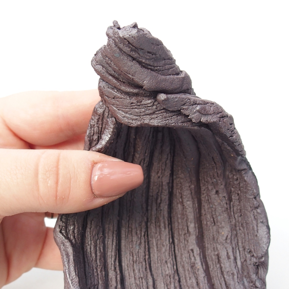 Conchiglia in ceramica 9,5 x 8 x 11,5 cm, colore metallizzato