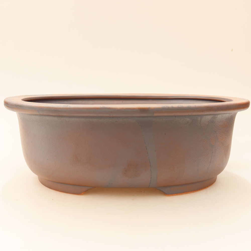 Ciotola bonsai in ceramica 23 x 19 x 8 cm, colore metallo