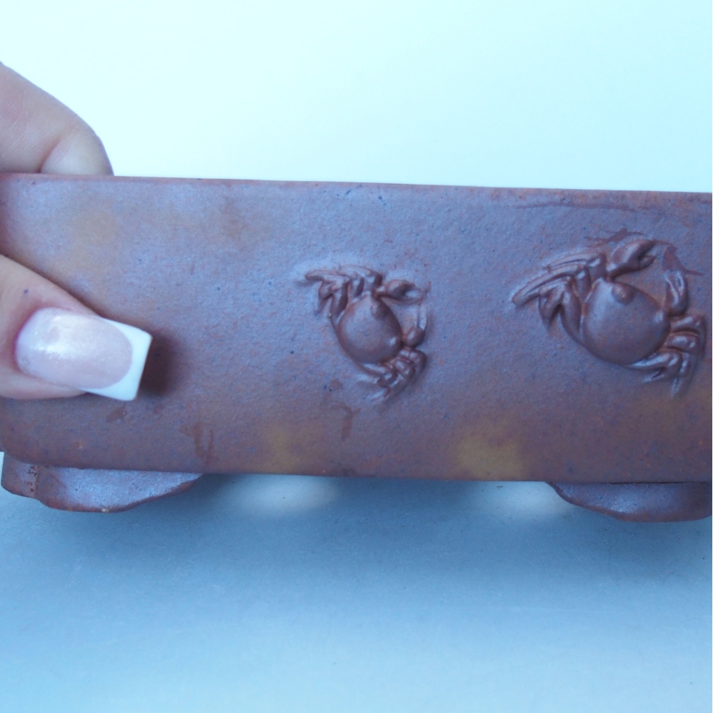 Ciotola 16 x 11 x 6 cm marrone