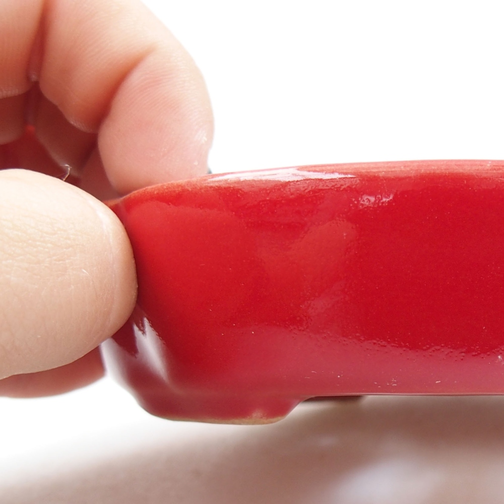 Ciotola bonsai in ceramica 22 x 17 x 5 cm, verde