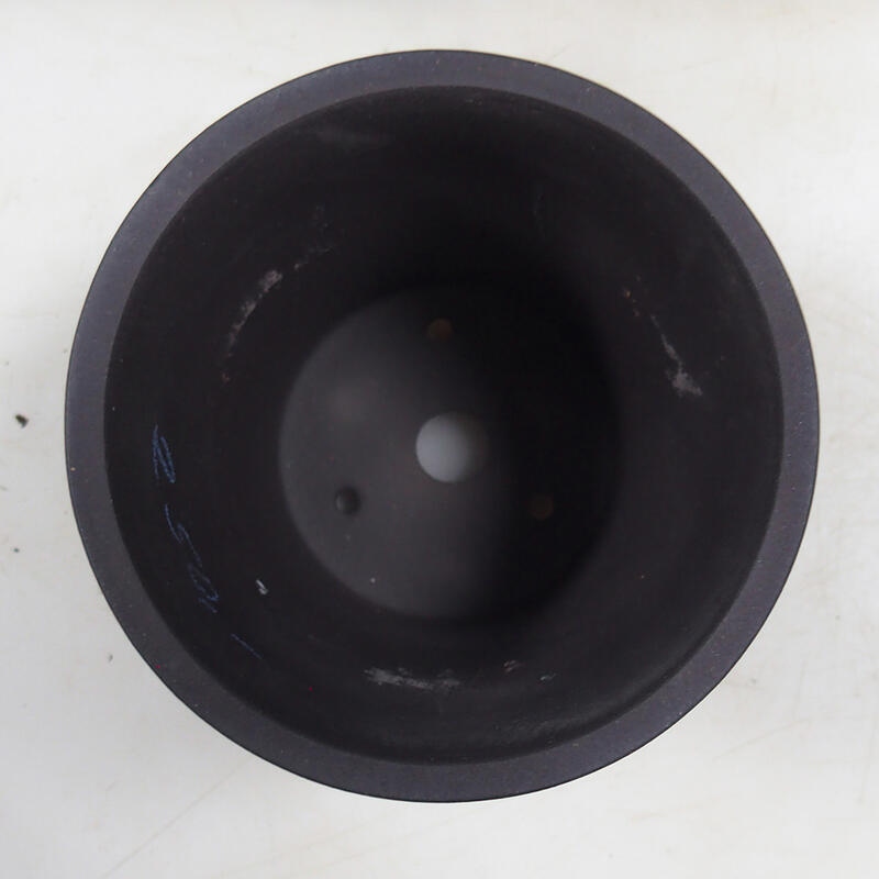 Ciotola per bonsai 10,5 x 10,5 x 10 cm, colore nero