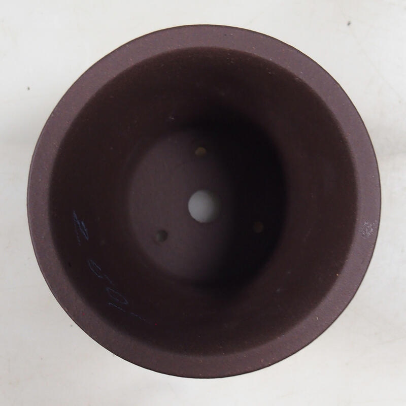 Ciotola per bonsai 10,5 x 10,5 x 10 cm, colore marrone