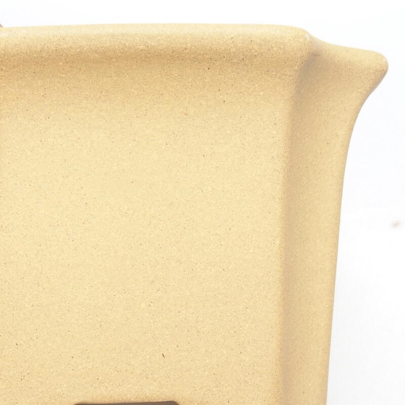 Ciotola bonsai 10 x 10 x 7 cm, colore ocra