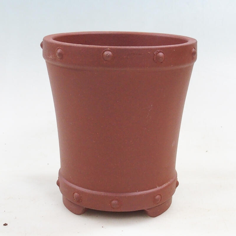 Ciotola bonsai 11 x 11 x 12 cm, colore mattone