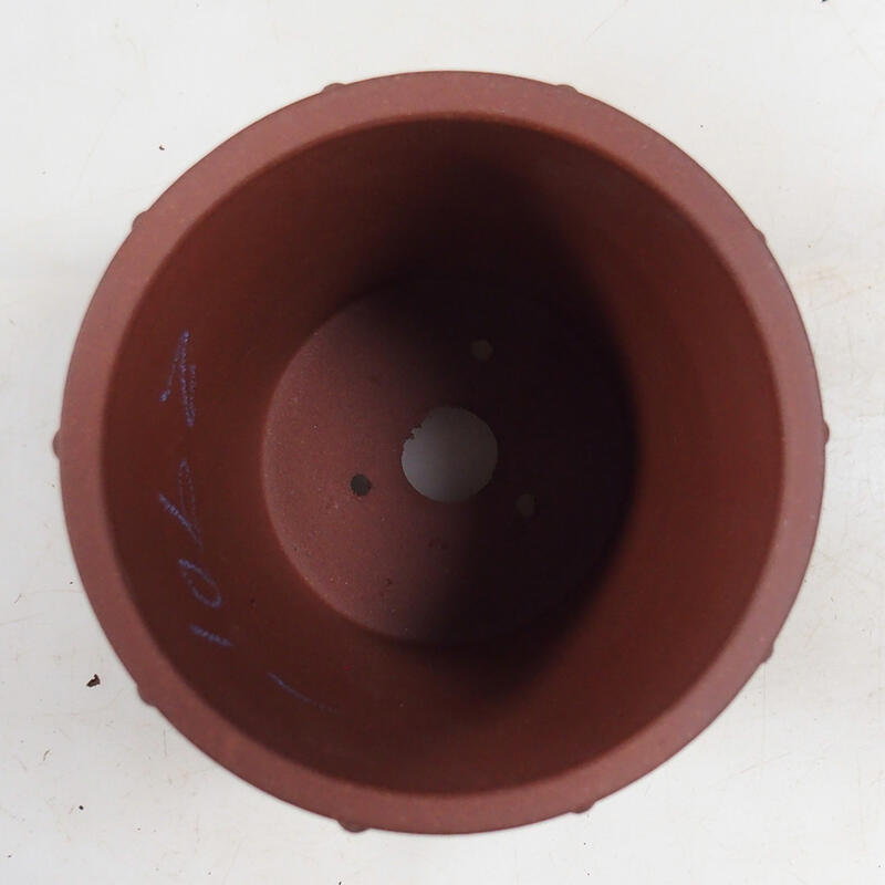Ciotola bonsai 11 x 11 x 12 cm, colore mattone
