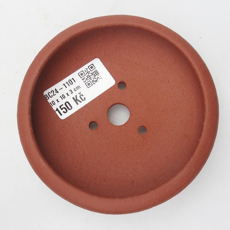 Ciotola bonsai 11 x 11 x 3,5 cm, colore mattone