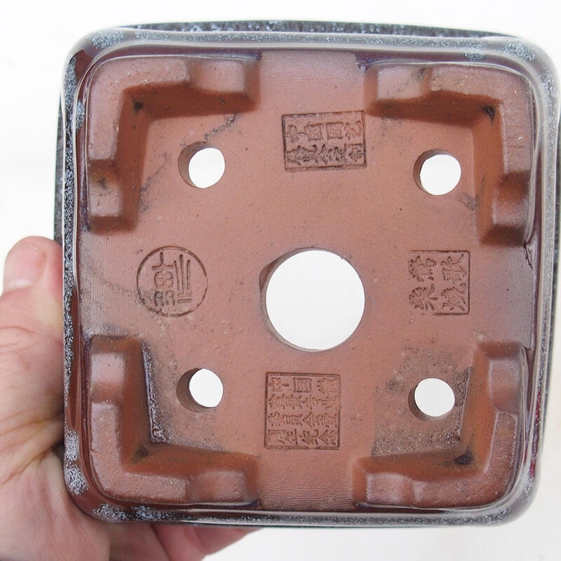 Ciotola per bonsai 12 x 12 x 7 cm, marrone