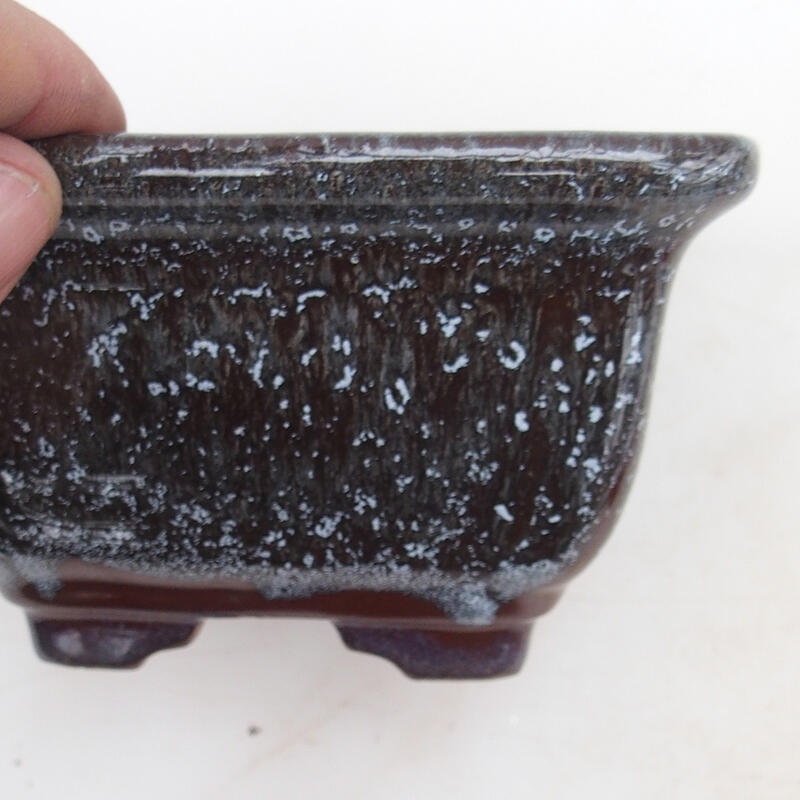 Ciotola per bonsai 12 x 12 x 7 cm, marrone