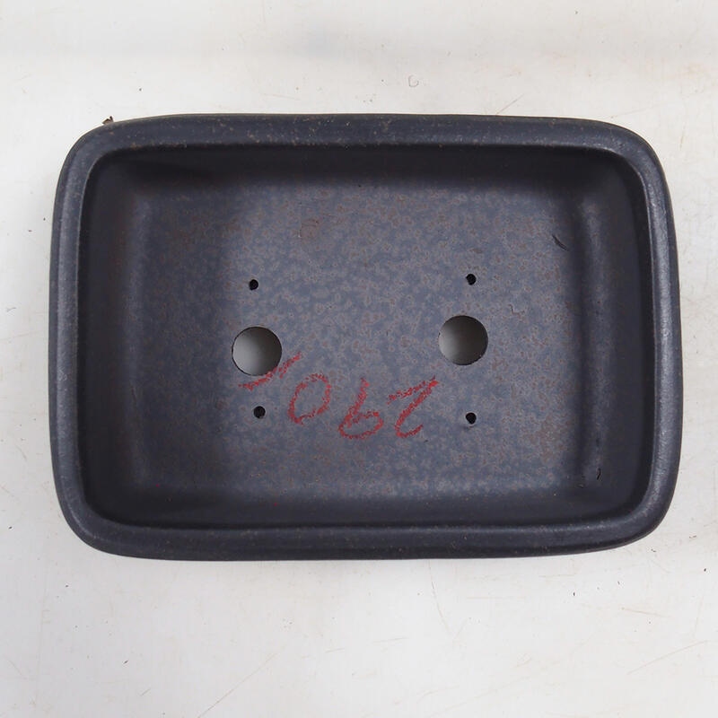 Ciotola per bonsai 14,5 x 10,5 x 4,5 cm, colore marrone