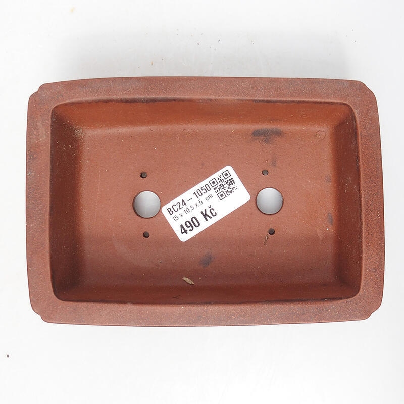 Ciotola per bonsai 14,5 x 10 x 5 cm, marrone