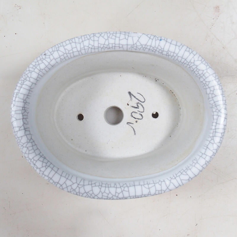 Ciotola bonsai 14,5 x 11,5 x 5,5 cm, colore raku