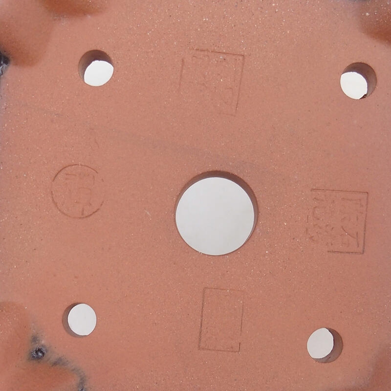 Ciotola per bonsai 14,5 x 14,5 x 8,5 cm, colore marrone