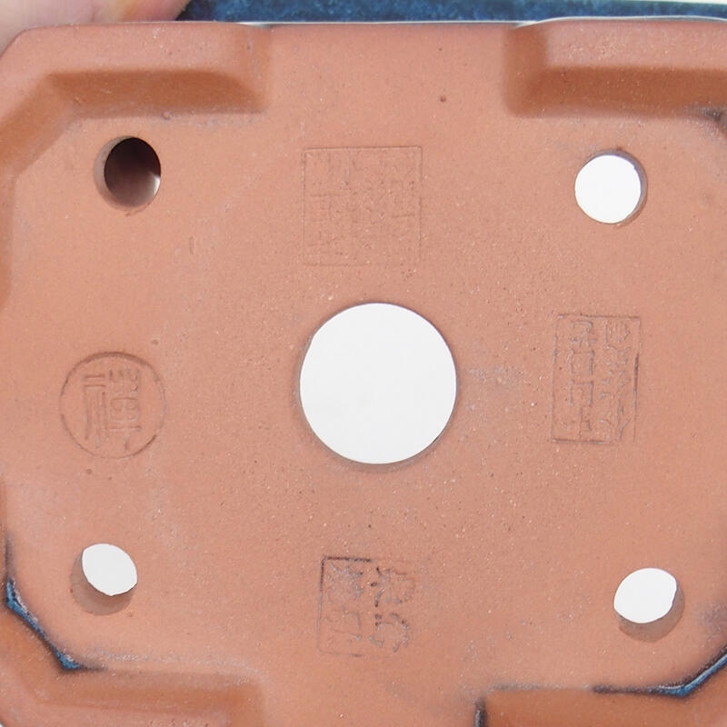 Ciotola per bonsai 14 x 12 x 6 cm, colore blu