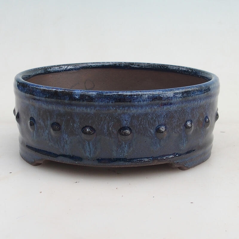 Ciotola bonsai 14 x 14 x 5,5 cm, colore blu