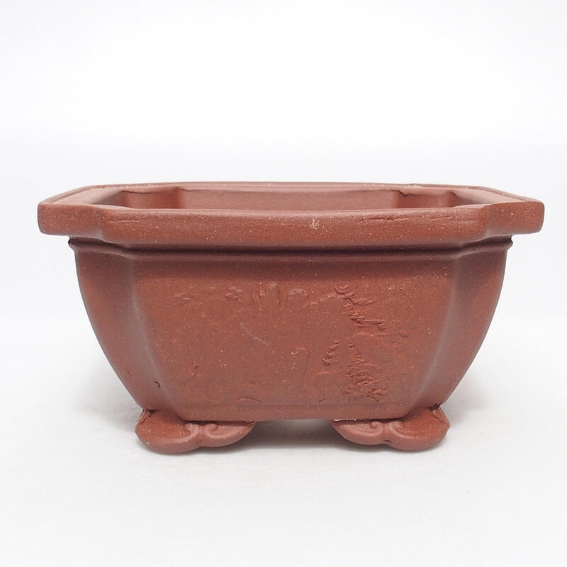 Ciotola bonsai 14 x 14 x 7 cm, colore mattone