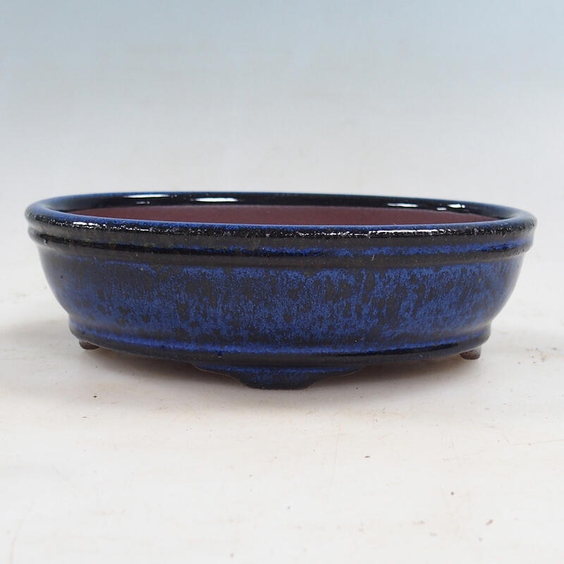Ciotola per bonsai 15,5 x 11,5 x 4,5 cm, colore blu