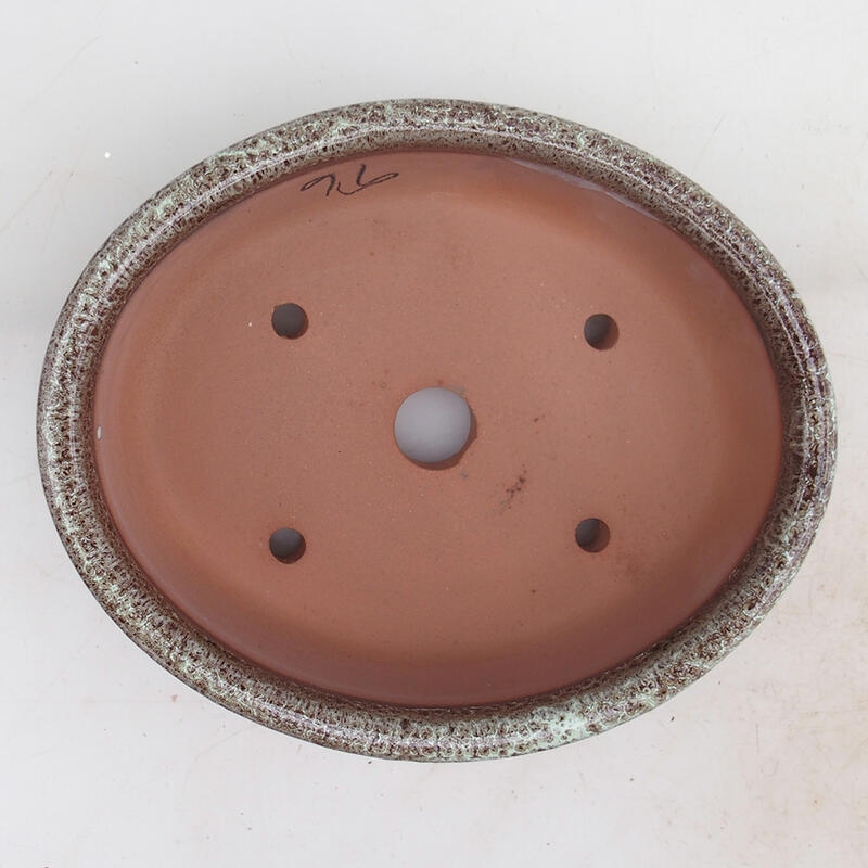 Ciotola per bonsai 15,5 x 13 x 5 cm, marrone