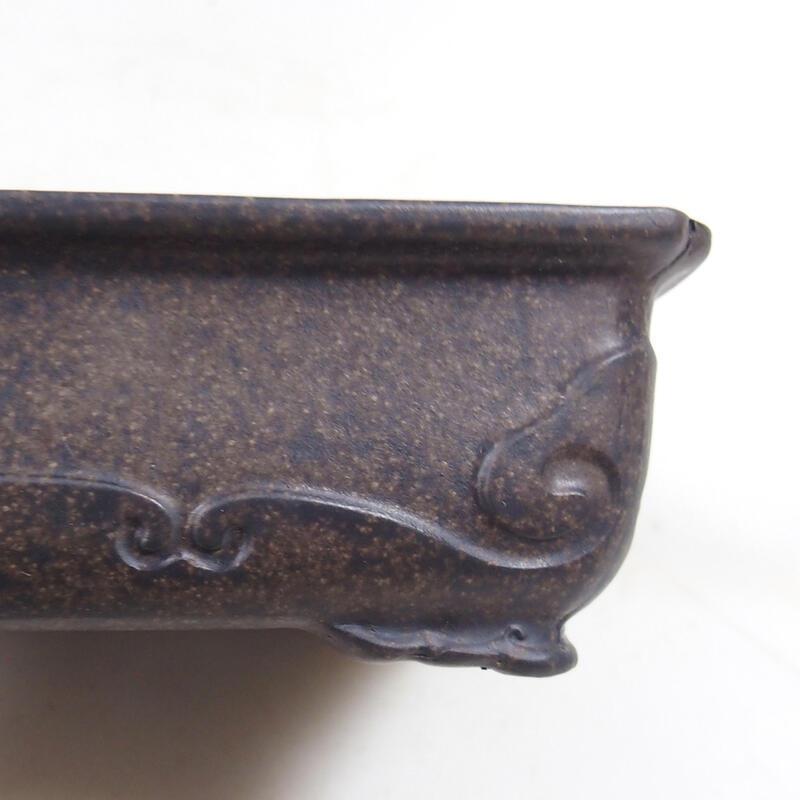 Ciotola per bonsai 15 x 10,5 x 5 cm, marrone