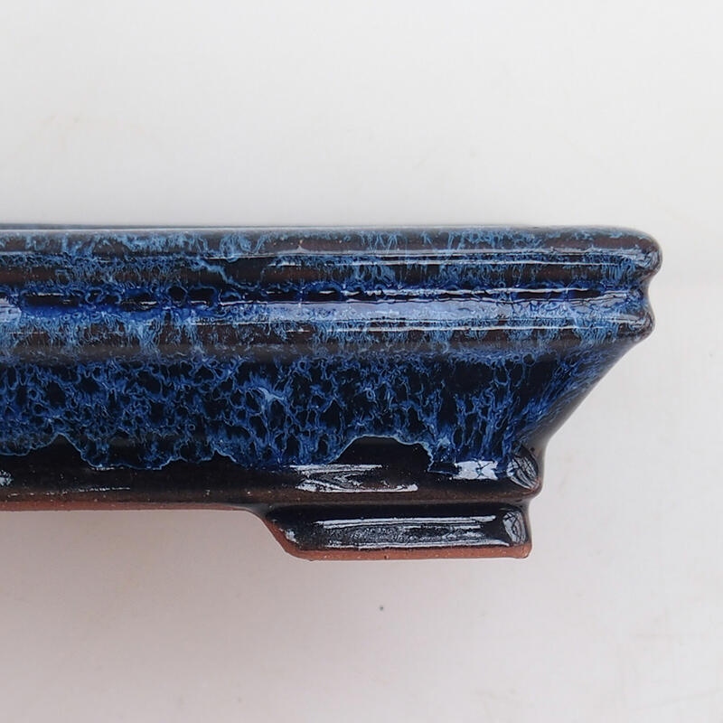 Ciotola per bonsai 15 x 12 x 4 cm, colore blu