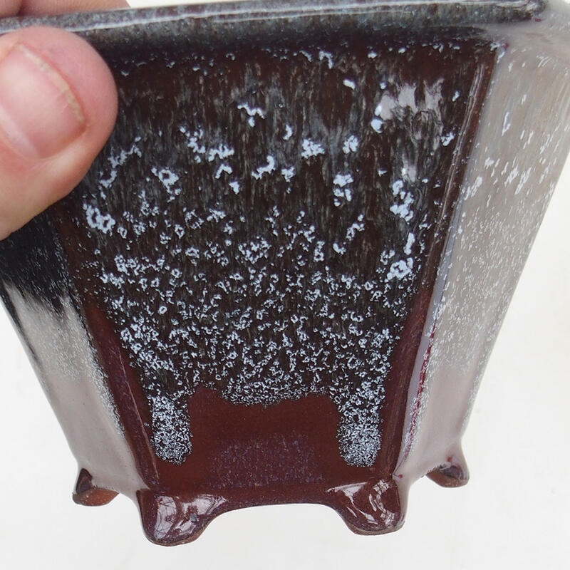 Ciotola per bonsai 15 x 14 x 9 cm, marrone