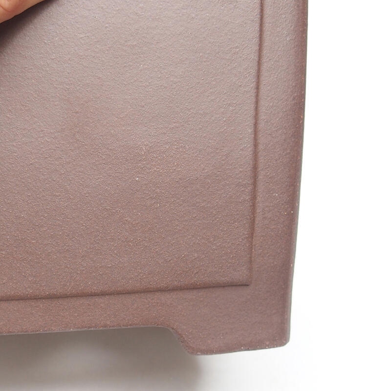 Ciotola per bonsai 15 x 15 x 11,5 cm, colore marrone