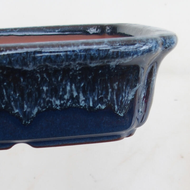 Ciotola per bonsai 15 x 15 x 4,5 cm, colore blu