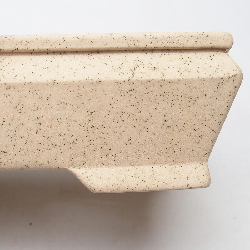 Ciotola per bonsai 16,5 x 11,5 x 5 cm, colore beige
