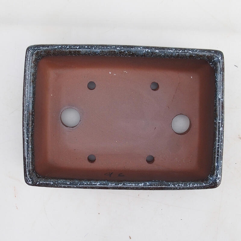 Ciotola bonsai 16 x 11,5 x 4,5 cm, colore grigio bordeaux