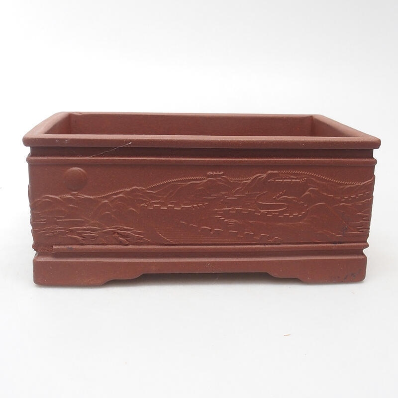 Ciotola bonsai 16 x 11 x 6,5 cm, colore mattone