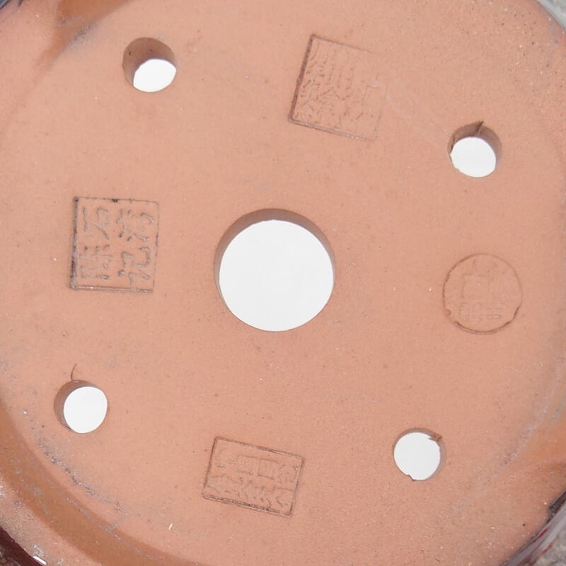 Ciotola per bonsai 16 x 16 x 4,5 cm, marrone