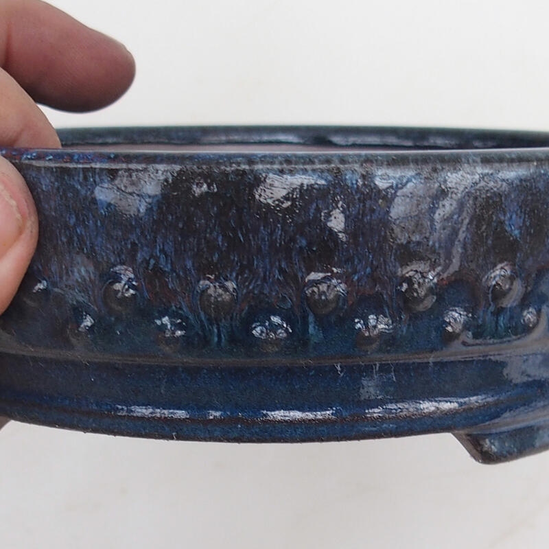 Ciotola bonsai 16 x 16 x 5 cm, colore blu