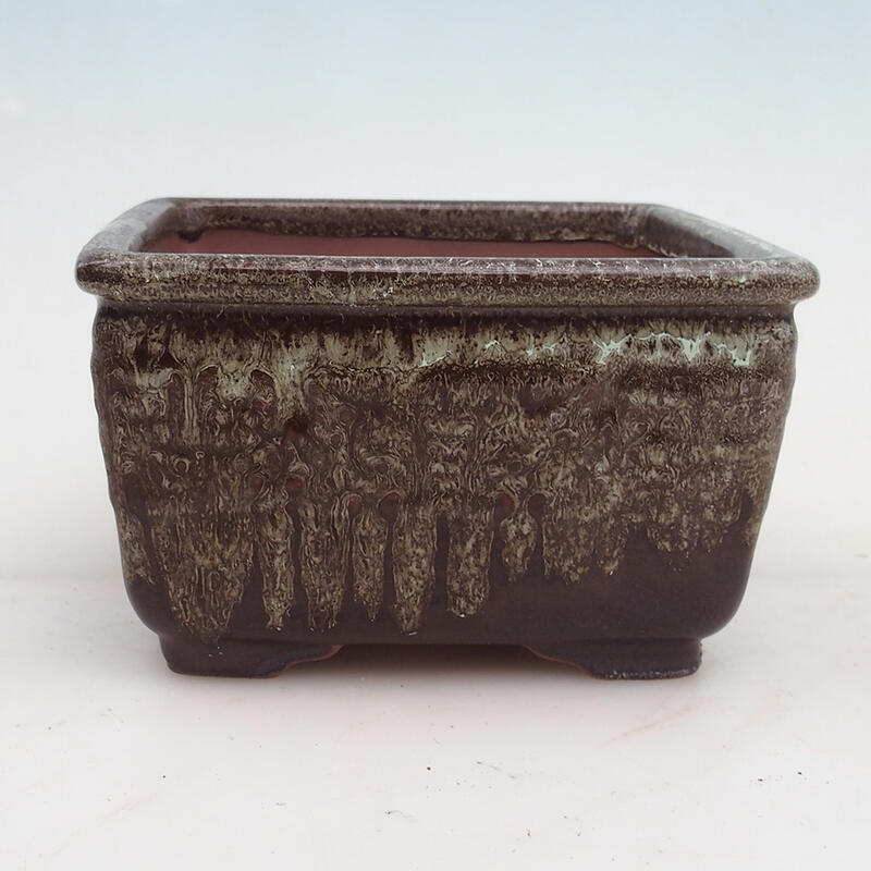 Ciotola per bonsai 16 x 16 x 9,5 cm, marrone