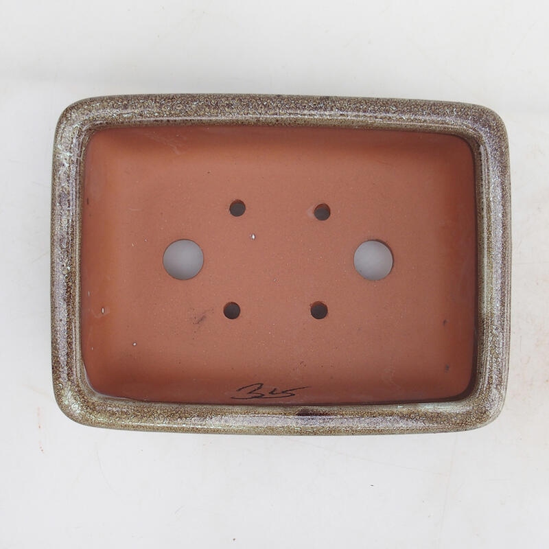 Ciotola bonsai 17,5 x 13 x 5,5 cm, colore bordeaux