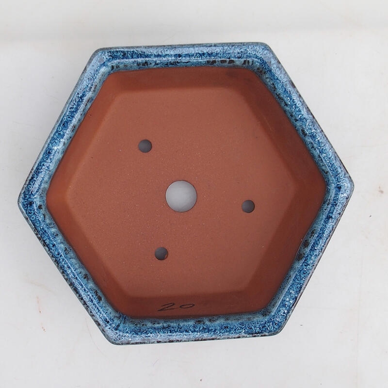 Ciotola bonsai 17 x 15 x 6 cm, colore blu