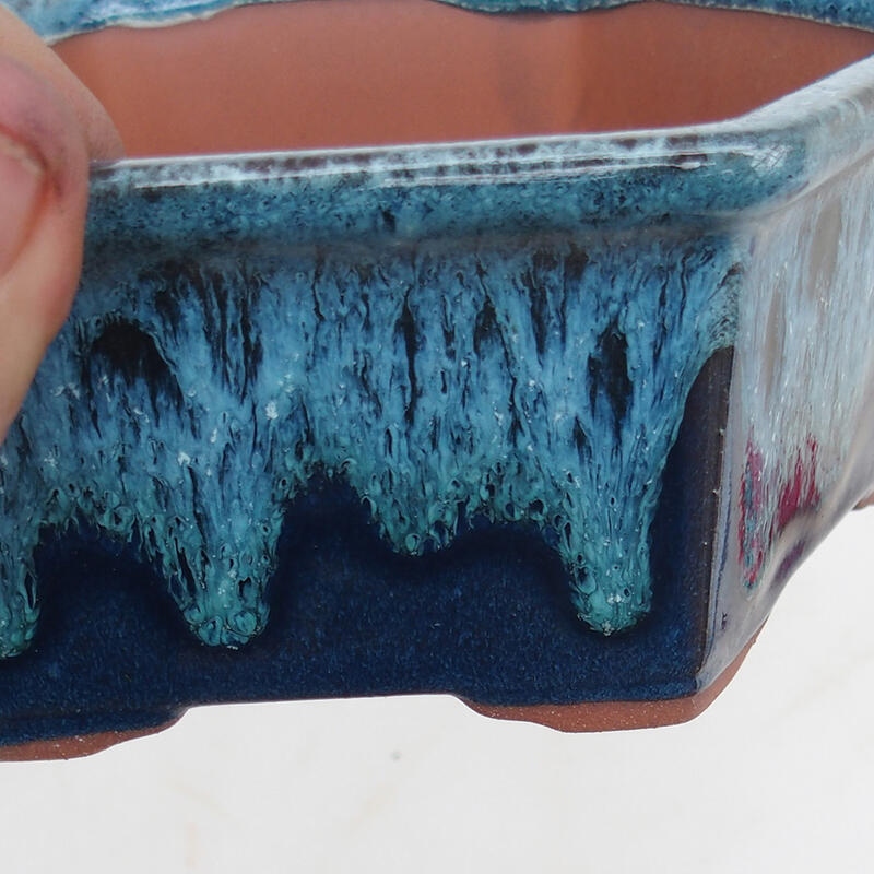 Ciotola bonsai 17 x 15 x 6 cm, colore blu