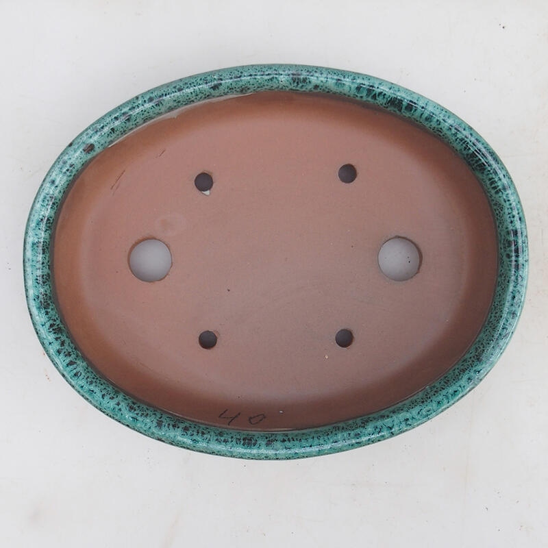 Ciotola per bonsai 18,5 x 14,5 x 4,5 cm, verde