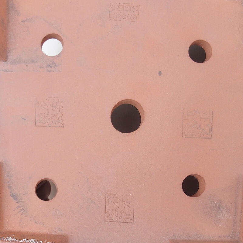 Ciotola per bonsai 19,5 x 19,5 x 10 cm, colore marrone