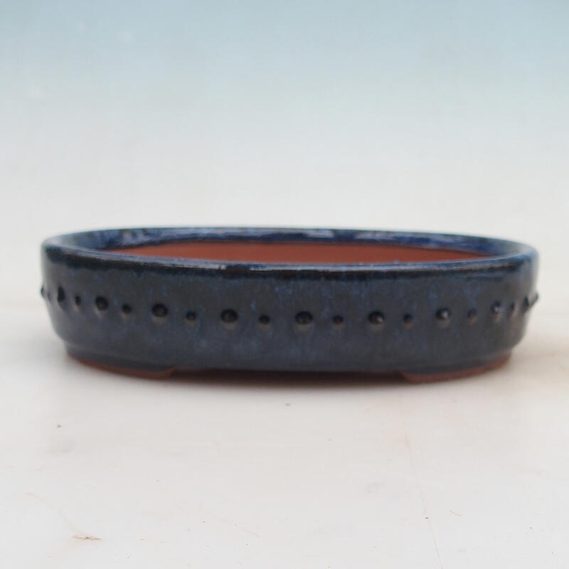 Ciotola bonsai 19 x 15 x 4,5 cm, colore blu